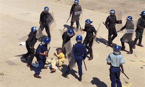 tajamuka s harare protest crashed by zimbabwe police today pictures zim news zimbabwe