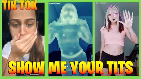 girls flashing boobs under the invisible filter in tiktok new tiktok video youtube