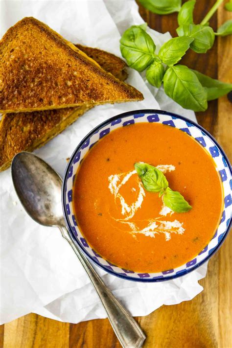 + 18 18 more images. Homemade Tomato Soup -- this creamy tomato basil soup ...