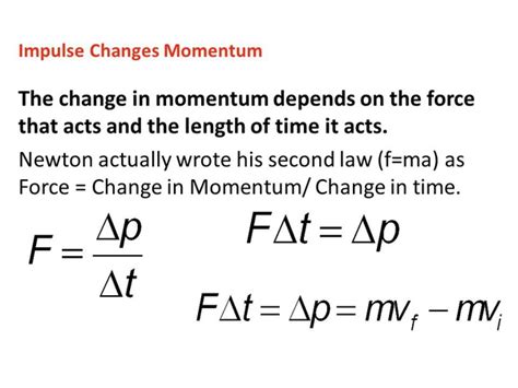 Divine How To Calculate Change In Momentum Thermodynamics Formulas Pdf