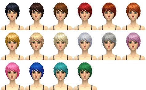 My Sims 4 Blog Alex Hair For Males And Females By Simduction