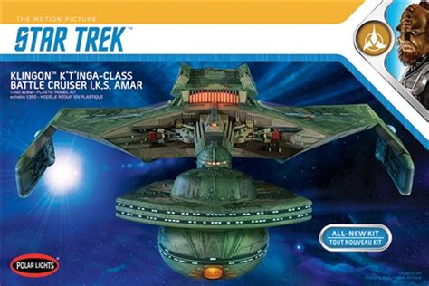 Star Trek Klingon Ktinga Class Battle Cruiser Iks Amar 1350 Polar Lights