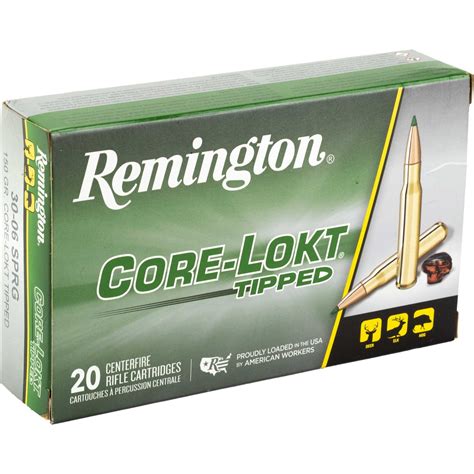 Remington Core Lokt 30 06 Springfield 150 Gr Polymer Tip 20 Rounds
