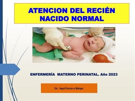 Atencion Al ReciÉn Nacido Normal Prof Agq 2023pdf