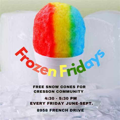 Frozen Friday C2 My Cresson Pods