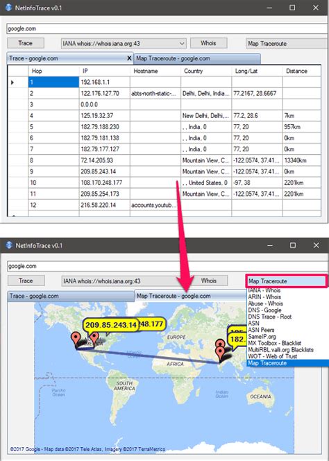 3 Free Visual Traceroute Mapper Software For Windows