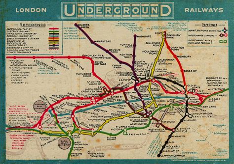 Vintage diagram of lines pocket map issued by london transport. The London Underground turns 150. See how the tube map has ...