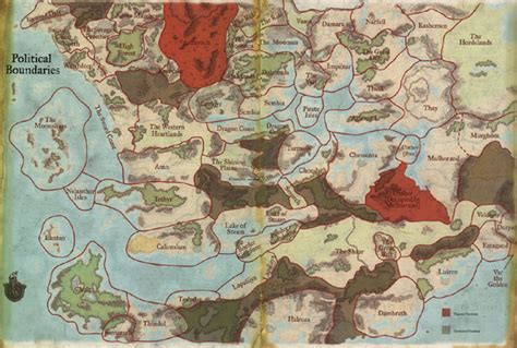 34 Forgotten Realms Political Map Maps Database Source