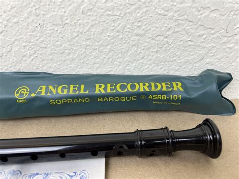 Angel Recorder Soprano Baroque Asrb 101 Made In Korea Ebay