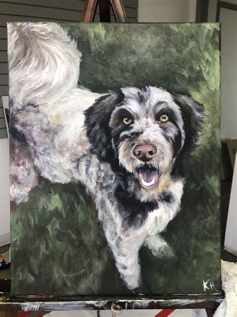 Painted Pet Portraitsdog Painting Dog Portraits Pet Painting