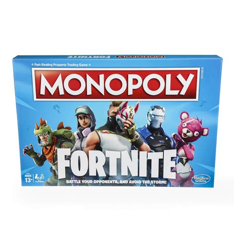Monopoly Fortnite Edition Board Game For Ages 13 And Up