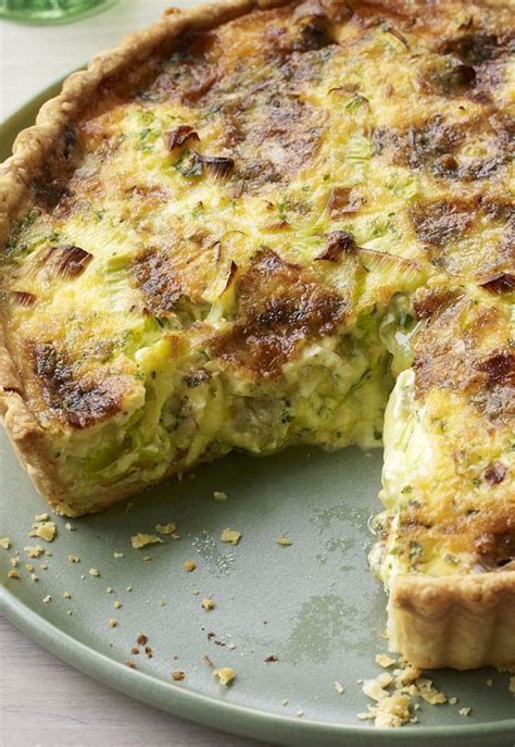 The original recipe is made by adding water, eggs, flour, salt, and butter in a pastry bag, then rolling out on a floured surface until the dough starts to form. Leek and Stilton quiche | Recipe | Recipes, Quiche recipes ...