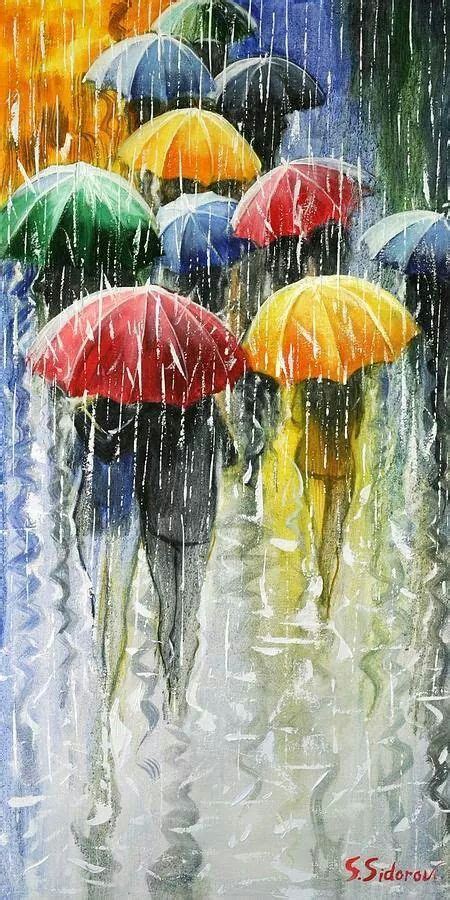Umbrella Painting Umbrella Art Art