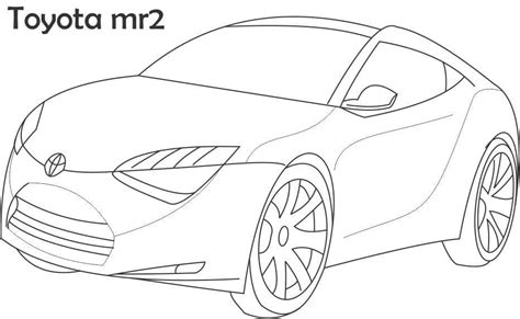 Coloriage Toyota Dessin à colorier pour enfants