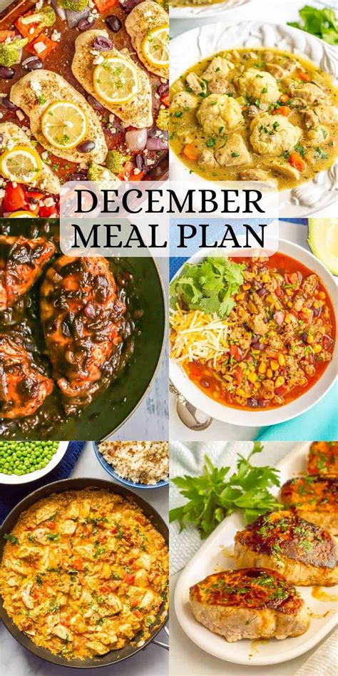 December Meal Plan Artofit