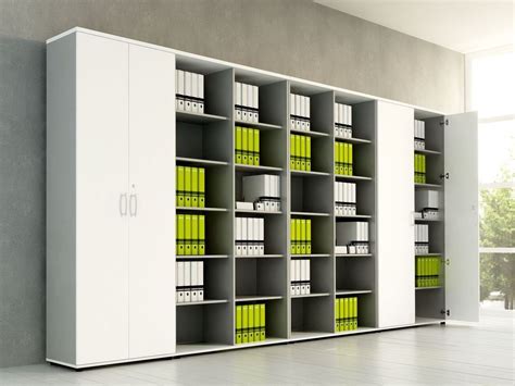 Basic Office Storage Unit With Hinged Doors By Mdd