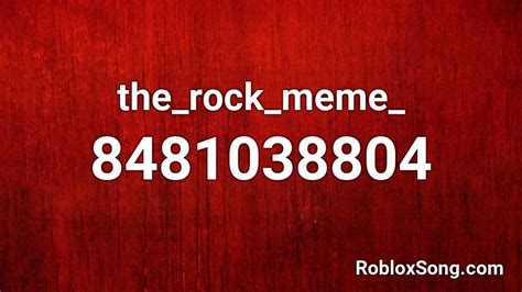 Therockmeme Roblox Id Roblox Music Codes