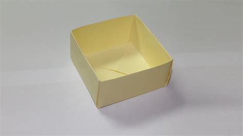 Como Hacer Una Caja De Papel Origami Muy Facil Idea De Hacer