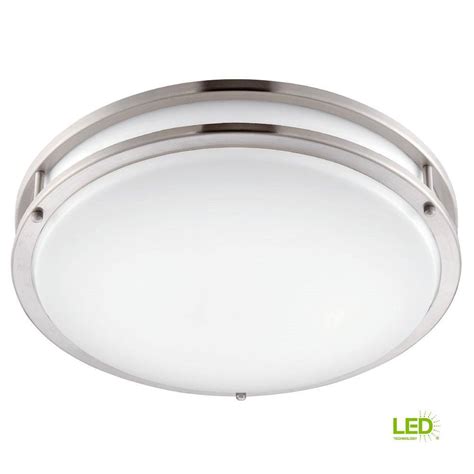 Назад · the home depot is your source for the latest in led technology with everything from light bulbs and led strip lighting to stylish lighting. EnviroLite 12 in. Brushed Nickel/White Low-Profile LED ...