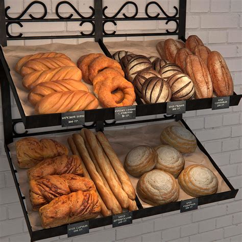 Bakery Stand 3D Model