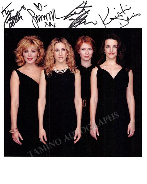 Sex And The City Autographs Photo Signed By All 4 Actresses Tamino