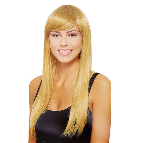 Long Blond Faux Hair Wig Claires Us