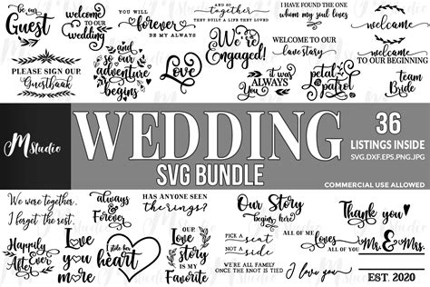 Wedding Svg Bundle