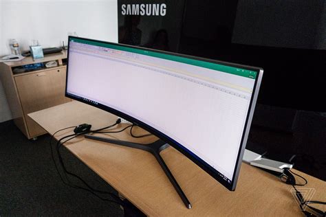 Samsungs 49 Inch Ultrawide Curved Display Is Basically Just Half A Tv