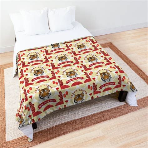 Lunar New Year Year Of The Tiger Happy Lunar New Year Comforter By D