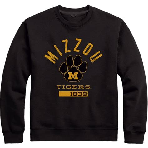 The Mizzou Store Essential Black Mizzou Tigers Vault Beanie Sweatshirt