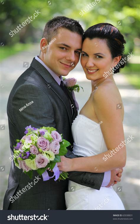 Beautiful Wedding Couple Stock Photo 65938831 Shutterstock