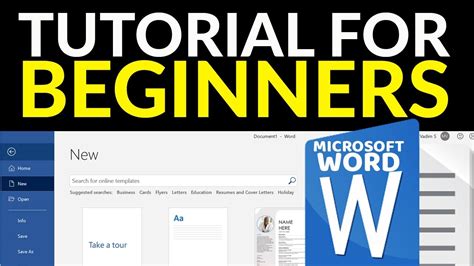 Microsoft Word Tutorial For Beginners Youtube