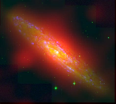 Astronomers Probe Swirling Particles In Halo Of Starburst Galaxy Icrar