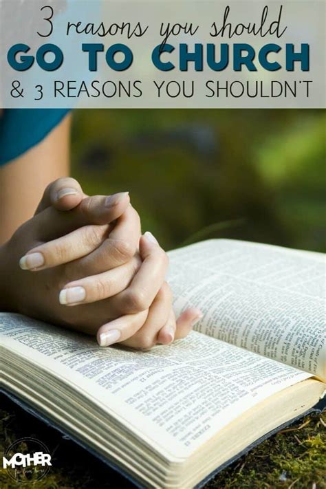 3 reasons you should and shouldn t go to church every sunday