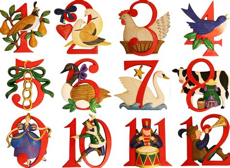 Printable Pictures Of 12 Days Of Christmas