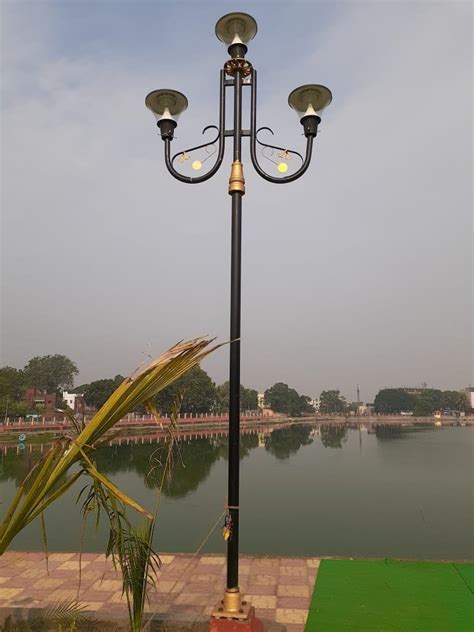 Steel Dual Arm Decorative Lighting Pole 3 Meter To 6 Meter At Rs 10000