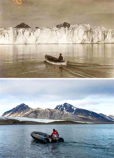 However, as long as i observed, it is not that strict, and more compare to is used. The arctic 103 years ago compared to today. Global warming ...