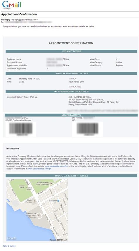 Making visa appointment with the malaysian embassy or visa application center is generally free and can be done by yourself. Appointment Letter - K1 visa philippines