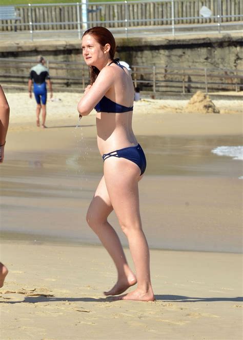 Bonnie Wright In Bikini At A Beach In Sydney 04122016 Hawtcelebs