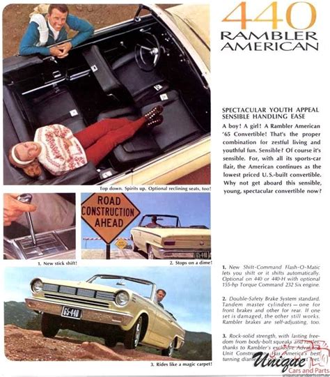 1965 Amc Rambler American Brochure Rambler Amc Brochure