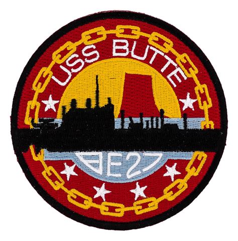 uss butte ae 27 ship patch flying tigers surplus