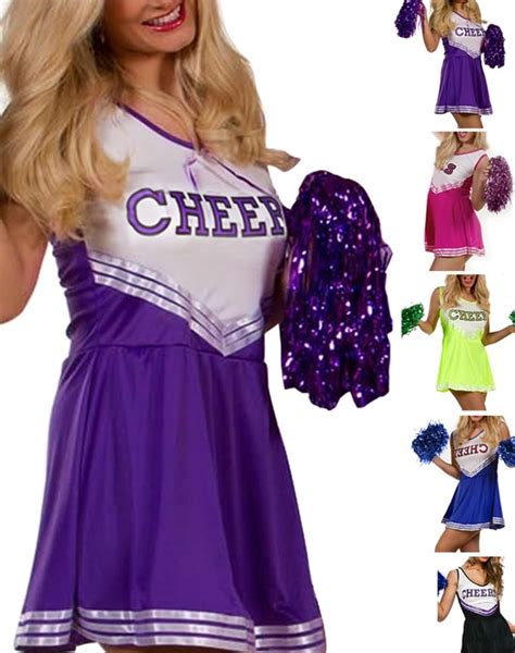 Sexy Cheerleader Dress Costume Group Support Female Cheerleader