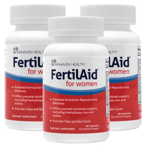 Fertilaid For Women Female Fertility Supplements 3 Month Supply