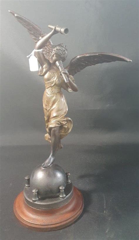 Bronze Victory Figure On Circular Base Or Victory Statue On Base