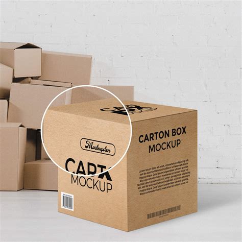 Free Carton Box Mockup Psd Template Mockup Den
