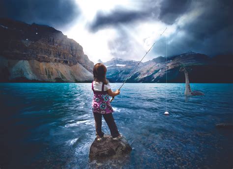 Fishing On A Beautiful Lake By Treborsorevitno On Deviantart