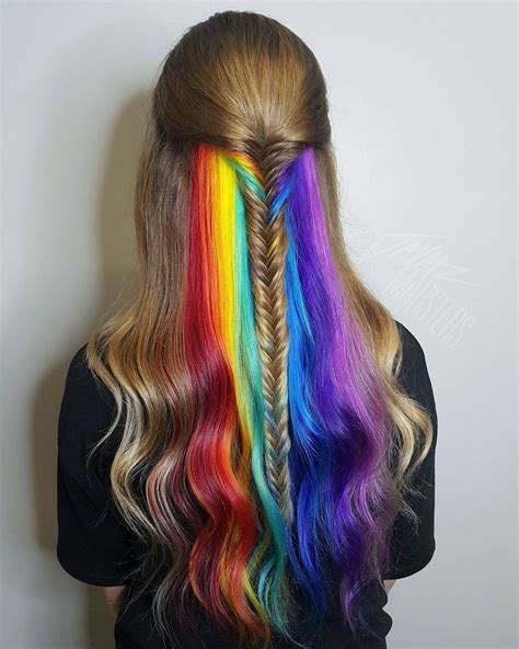 To make the right choice, pick a model with the skin tone and face shape, which is the most similar to yours. 10 Unique Peek A Boo Hair Color Ideas 2021