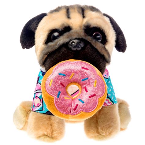 claire s doug the pug® medium donut soft toy cream at £20 love the brands