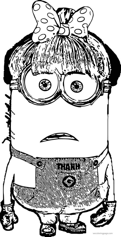 Coloring Pages Of Minions For Girls Coloring Pages