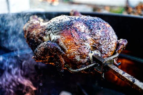 [homemade] Charcoal Smoked Chicken Food